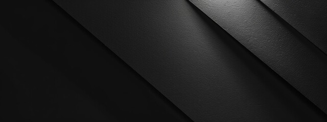 Wall Mural - stylish black background with minimalistic texture for design, featuring white space in the center f