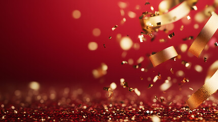 Wall Mural - Celebratory Glitter Confetti