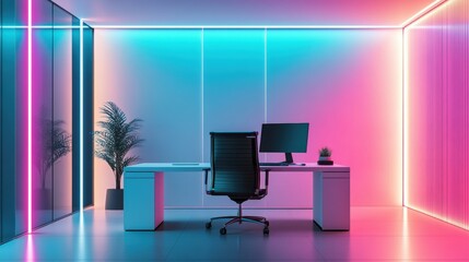 Abstract blurred office interior room,blurry ,working space ,defocused effect,Blurred office interior background with panoramic windows and light from the window. Blurred office space with a business 