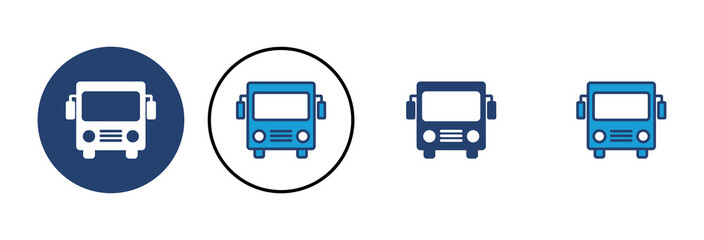 Wall Mural - Bus icon vector. bus vector icon