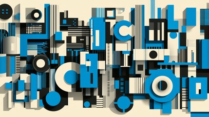 3D rendering. Digital binary data and electronic circuit board. Cyber security concept on an abstract background