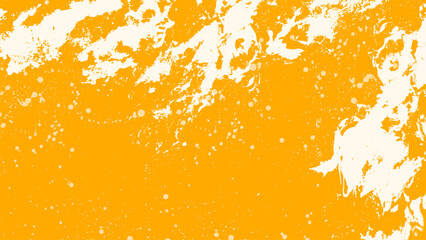 Wall Mural - yellow background filled with white stains and many small dots.