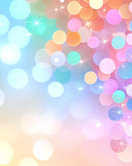 Aufkleber - A hypnotic sweep of vivid rainbow tones vanishing into a dusky void, softened by gentle bokeh