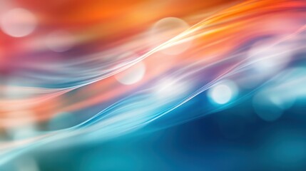 Wall Mural - ai-generated blur technology background, data flow and innovation