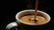 © ANDREY PROFOTO - Elegant espresso in white ceramic cup