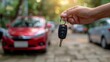 © Oleg - Used car dealership  handing over keys for auto loans and rental services explained