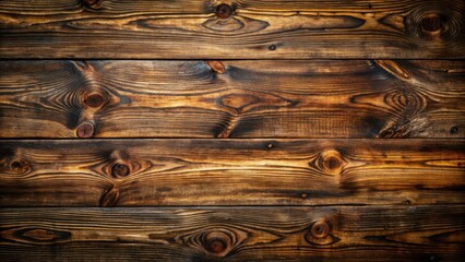 Aufkleber - Rustic Wooden Texture with Knots and Grain Patterns