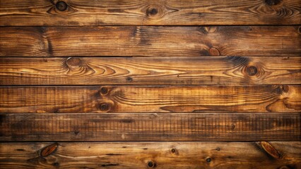 Aufkleber - Rustic Wooden Planks with Knots and Grain Patterns, Ideal for Background or Texture