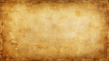 Aufkleber - Aged and Worn Paper Texture with Faded Edges and Coffee Stains