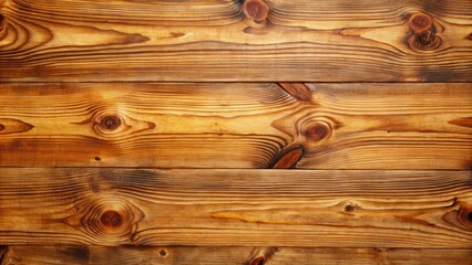Poster - The warm brown hue and natural grain patterns of this weathered wood plank surface create a timeless and rustic backdrop.