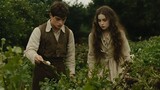 Young Couple Gardening Together in Lush Greenery of Rustic Era Enjoying Nature and Rural Serenity