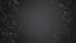 © Екатерина Чумаченко - Elegant dark background with floral designs on the sides.  A refined and sophisticated backdrop for various creative uses. Subtle and understated aesthetic.