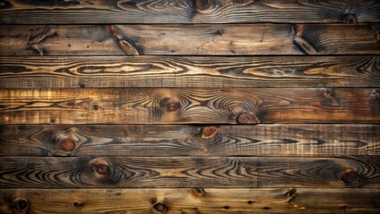 Aufkleber - Rustic Brown Wooden Planks Background Texture for Design Projects