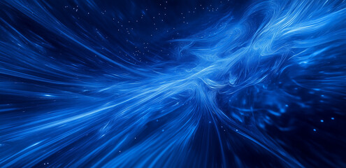 Wall Mural - Abstract background of light trails on a city night, conveying a sense of speed and technology