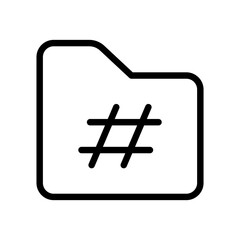 Fototapete - folder pound vector icon