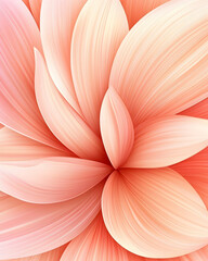 Canvas Print - Floral petals close-up for background, design, or artistic purposes, with smooth color gradients