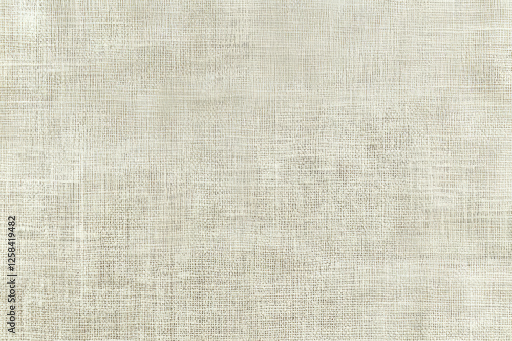 Soft, natural linen fabric texture, off-white with visible woven fibers and a slightly wrinkled appearance.