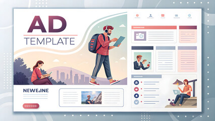 Social media ads template 