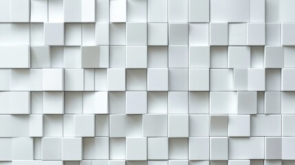 Geometric cubes arrangement with dynamic shades and minimalist design