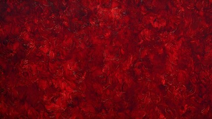Fototapete - Rich Red Textured Abstract Art Background, Decorative Pattern Design