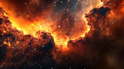 Wall Mural - explore the breathtaking beauty of a nebula in deep space
