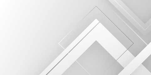 Leinwandbilder - Abstract white and grey triangle overlay texture background. Modern elegant white gray banner background with creative design and shiny lines.Light gray triangle abstract subtle vector background..	
