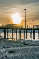 Wall Mural - Sun Over Pier 5