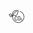 © John - co2 eco icon sign vector