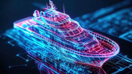 Futuristic Yacht Design: A Digital Blueprint