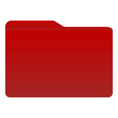 3d red folder vector vector 3d folder desktop folder icon