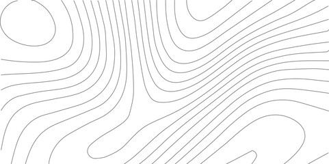 Poster - Abstract gray topography contour map background design .geometric black wave curve lines texture .abstract topographic map with wave line pattern .
