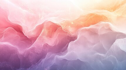 Wall Mural - colorful abstract wave background with pink purple orange and yellow curve texture design.