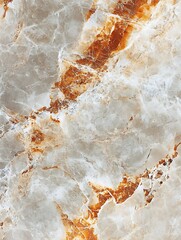 Leinwandbilder - Elegant Natural Marble Texture with Patterns in Warm Tones and Shades : Generative AI