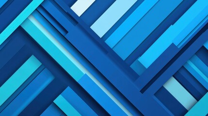 Wall Mural - modern geometric stripes create a soft blue background, perfect for presentations and technology con