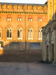 Wall Mural - Panorama of Bologna city center, Italy