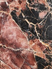 Aufkleber - Elegant Deep Pink Marble Texture Background for Modern Design Projects : Generative AI