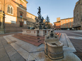 Wall Mural - Panorama of Bologna city center, Italy