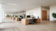 © Piyawat - Modern Office Workspace with Employees Engaged in Productive Work in a Bright Environment