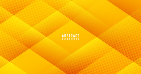 Wall Mural - orange geometric abstract background overlap layer on bright space with squares effect decoration. m