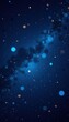 © Kachaphot - Starry Night Dark Blue Frame with Glitter Bokeh and Light Art , bohemian decor, dark blue frame, mystical atmosphere