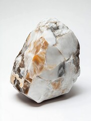 Aufkleber - Natural Stone with Unique Texture and Patterns Highlighting Earthy Tones and Mineral Composition : Generative AI