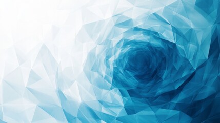 Fototapete - An abstract background with a radial gradient, transitioning from deep blues to bright whites, creating a sense of depth and movement with a central focal point.