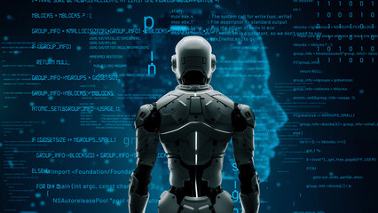 ai engineering in action. artificial intelligence algorithm for marketing automation, tech analysis,