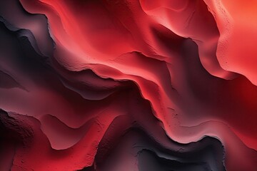 Wall Mural - Red Gradient Abstract Canvas Design with Textured Surface Conveying Warmth and Energy