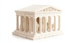 © MILKY_PS - White Classical Temple Model on White Background