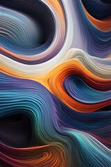 Wall Mural - abstract colorful background with lines