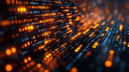 Abstract Digital Background of Coding and Programming Tasks