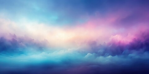 Wall Mural - Dreamlike Cloudscape An ethereal vista of pastel hues, soft light, and fluffy formations, evoking tranquility and wonder.