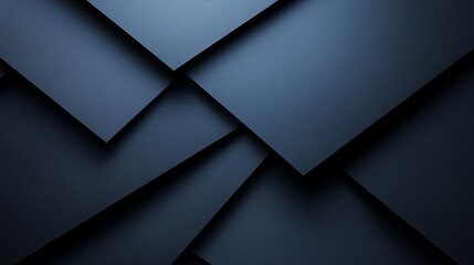 Wall Mural - Abstract minimalist wallpaper with basic geometric forms on Blue background. Featuring white space in the center for text, ideal for design templates and modern banners.