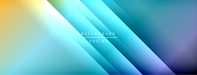 Dynamic shadow lines with gradient colors geometric background